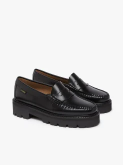 Online G.H.BASS Weejuns Super Lug Penny Loafers Leather Black