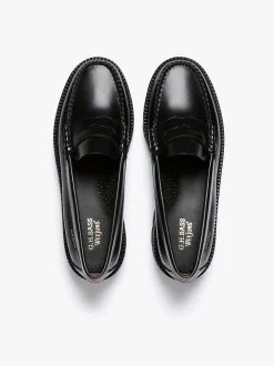 Online G.H.BASS Weejuns Super Lug Penny Loafers Leather Black