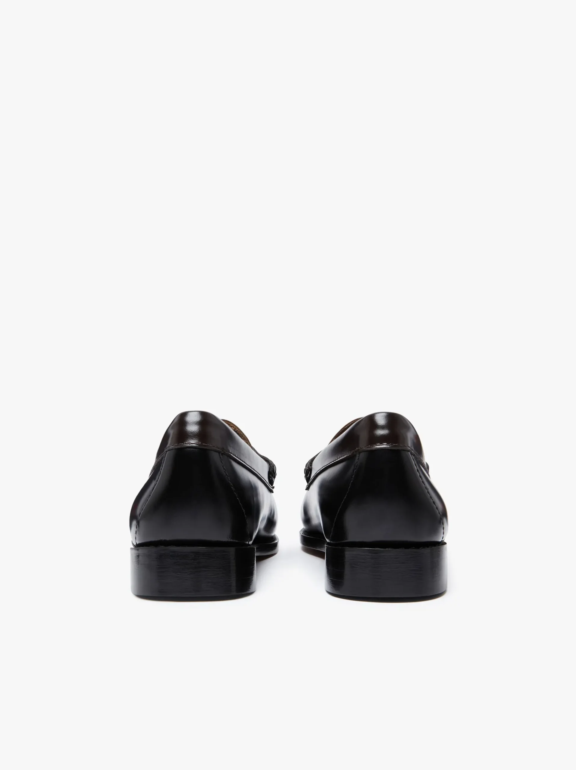 New G.H.BASS Weejuns Tricolour Penny Loafers Black, Chocolate & Green Leather