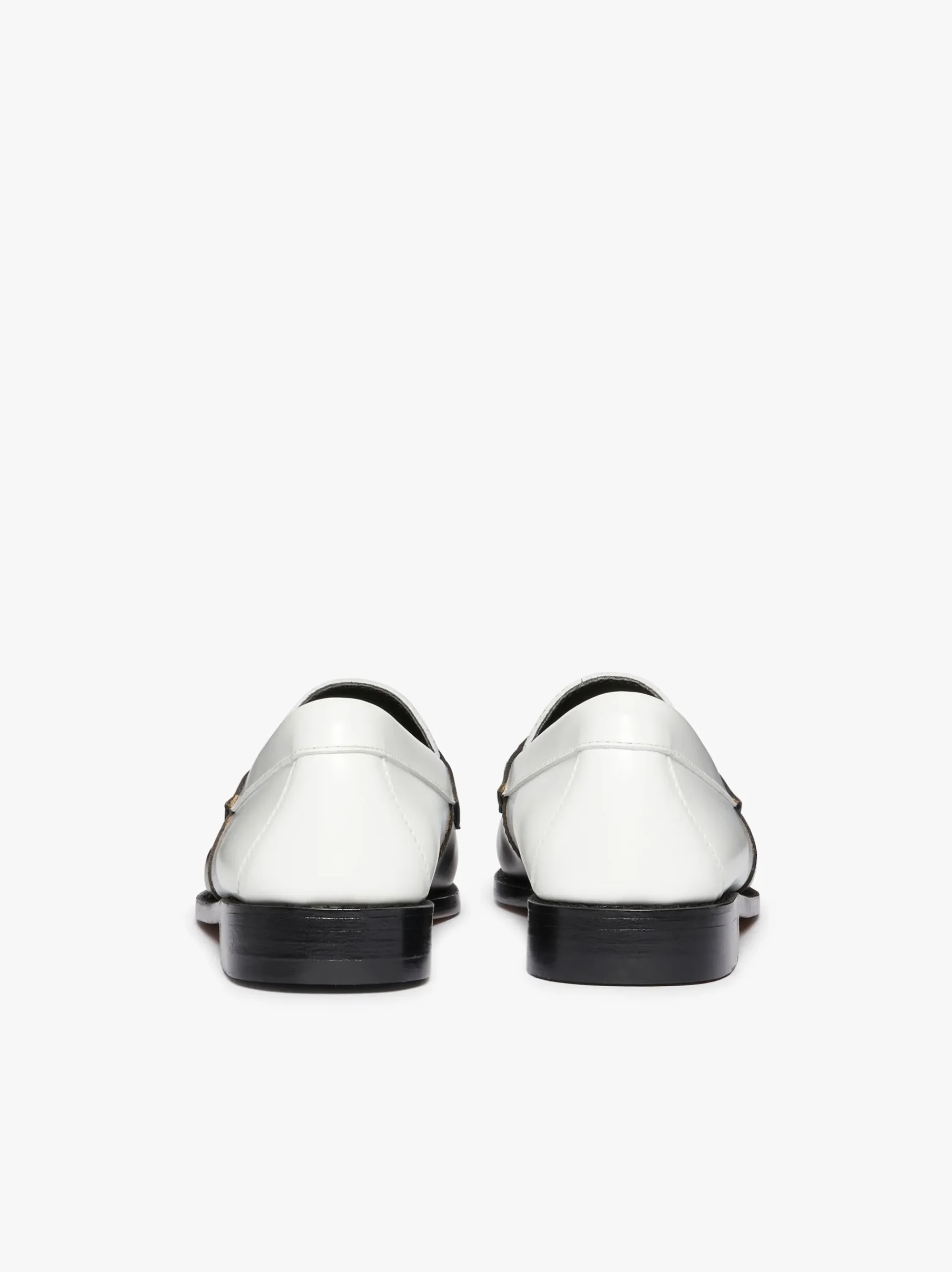 Hot G.H.BASS Weejuns Two Tone Penny Loafers Leather Black & White