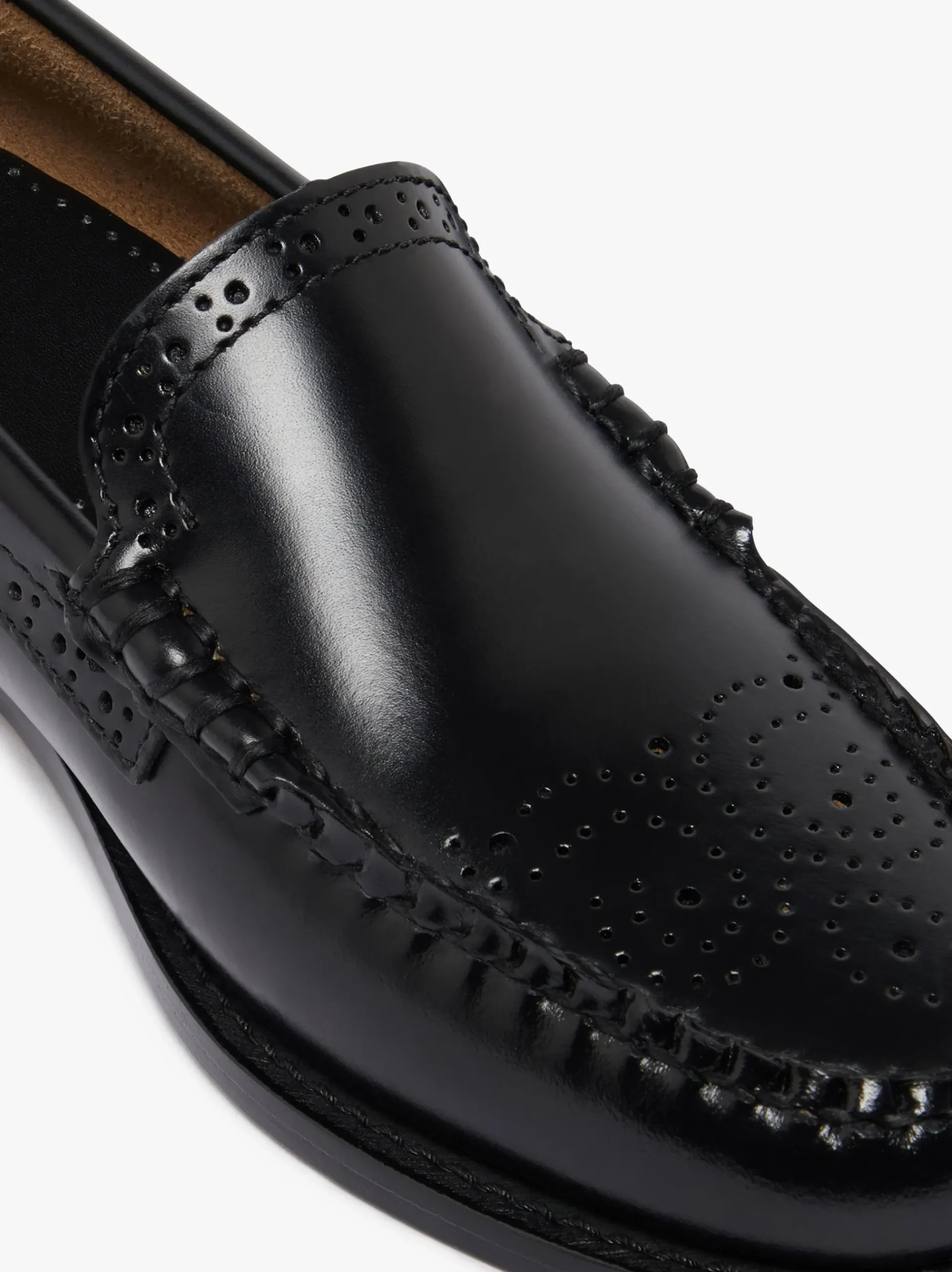 Online G.H.BASS Weejuns Venetian Brogue Loafers leather Black