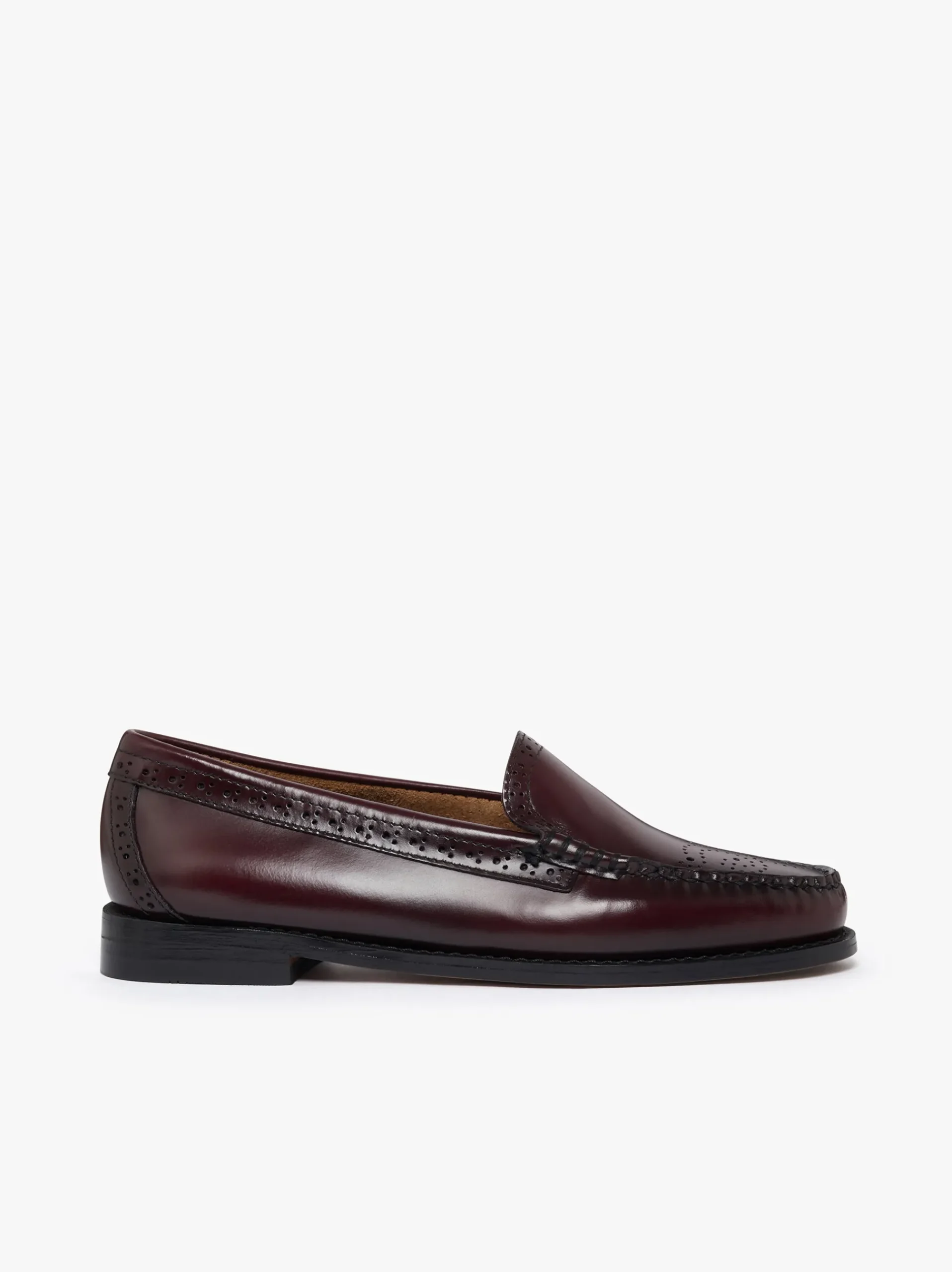 Best G.H.BASS Weejuns Venetian Brogue Loafers Leather Wine
