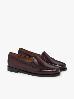Best G.H.BASS Weejuns Venetian Brogue Loafers Leather Wine