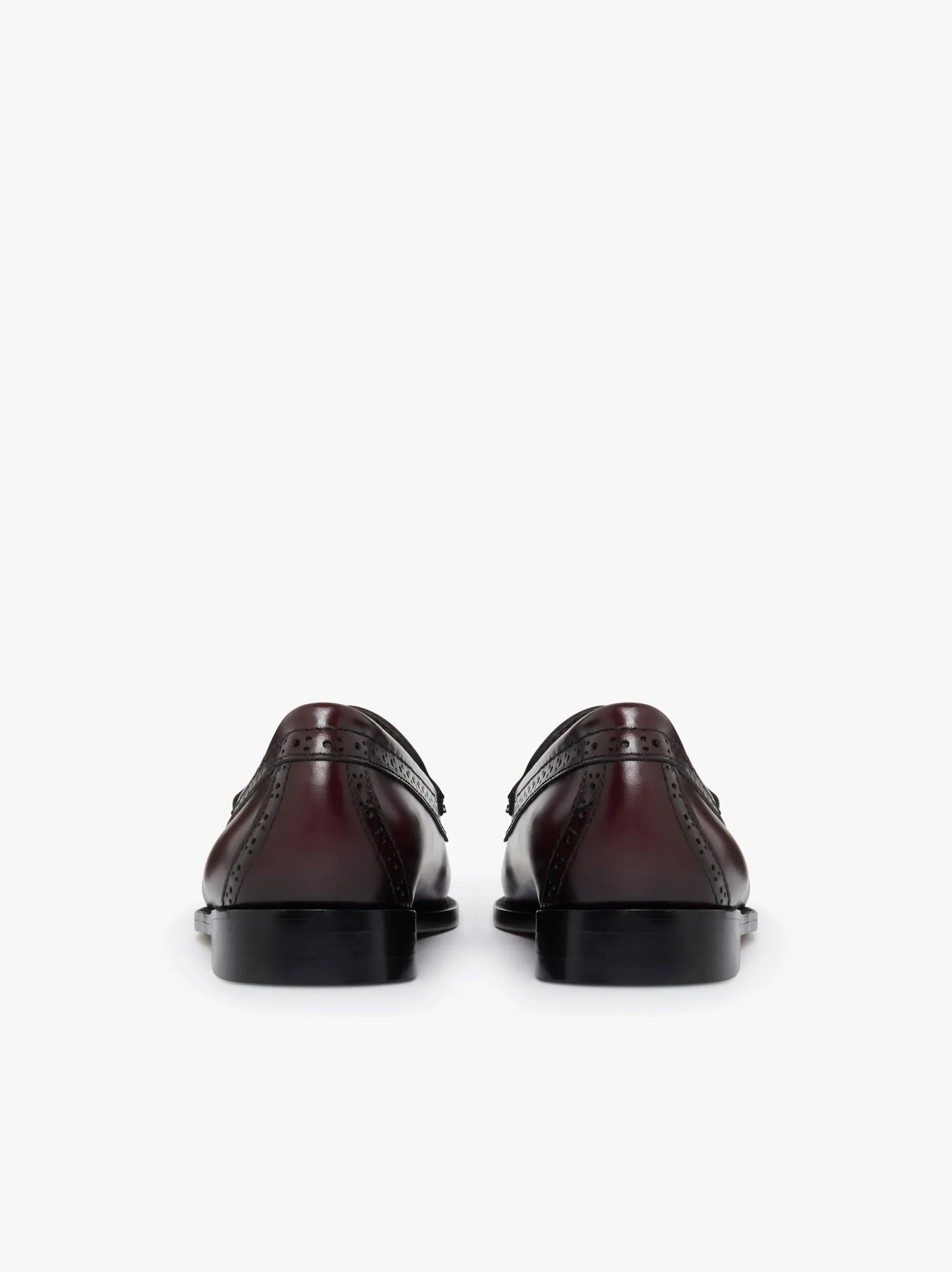 Best G.H.BASS Weejuns Venetian Brogue Loafers Leather Wine