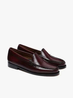 G.H.BASS Weejuns Venetian Loafers Wine Leather