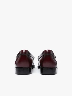 G.H.BASS Weejuns Venetian Loafers Wine Leather