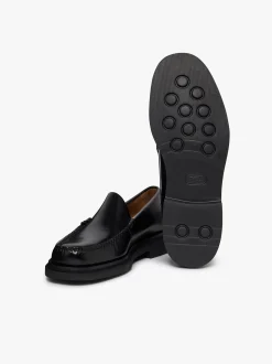G.H.BASS Weejuns Venetian Step Loafers leather Black