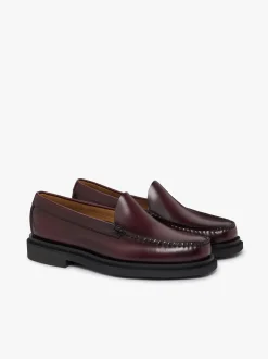 Online G.H.BASS Weejuns Venetian Step Loafers leather Wine