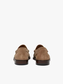 New G.H.BASS Weejuns Venetian Weave Loafers suede with leather sole Earth