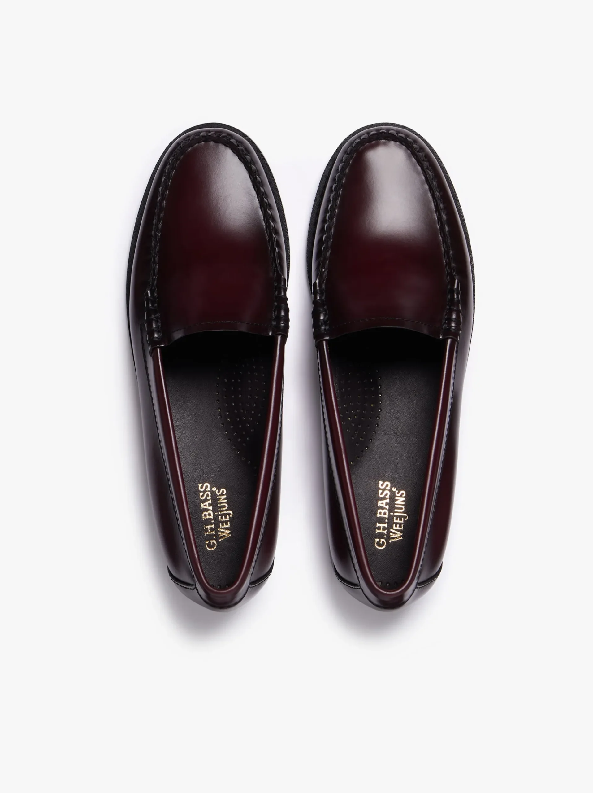 G.H.BASS Weejuns Whitney Venetian Loafers Leather Wine