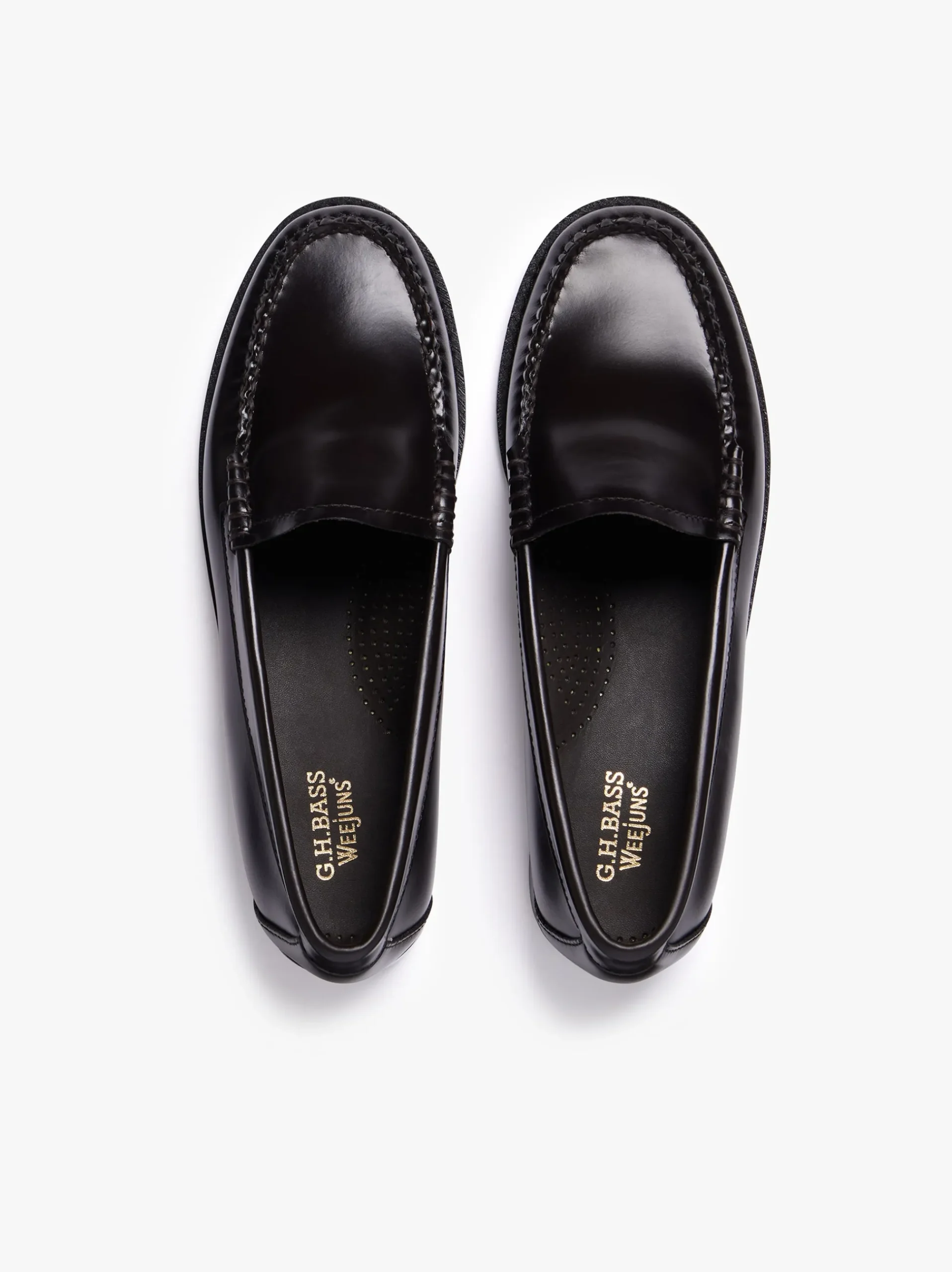 Online G.H.BASS Weejuns Whitney Venetian Loafers leather Dark Brown